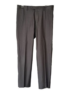Canali Men's Kei Dress 100% Wool Dress Pant Classic Business Luxury 32 US 48 EU